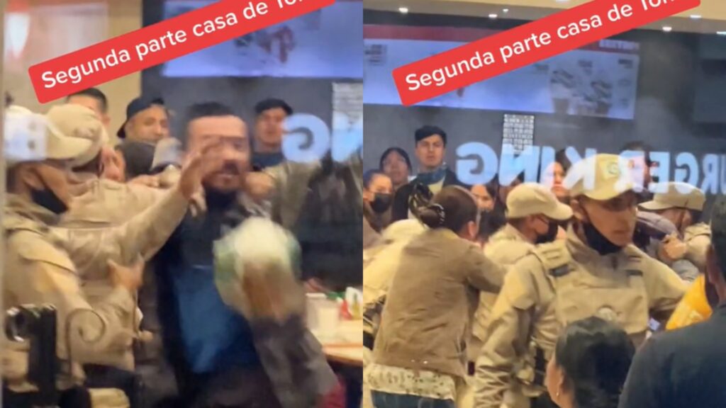 VIDEO: Festejo en Casa de Toño termina en pelea y TikTok no puede creer que hasta la policía se metió