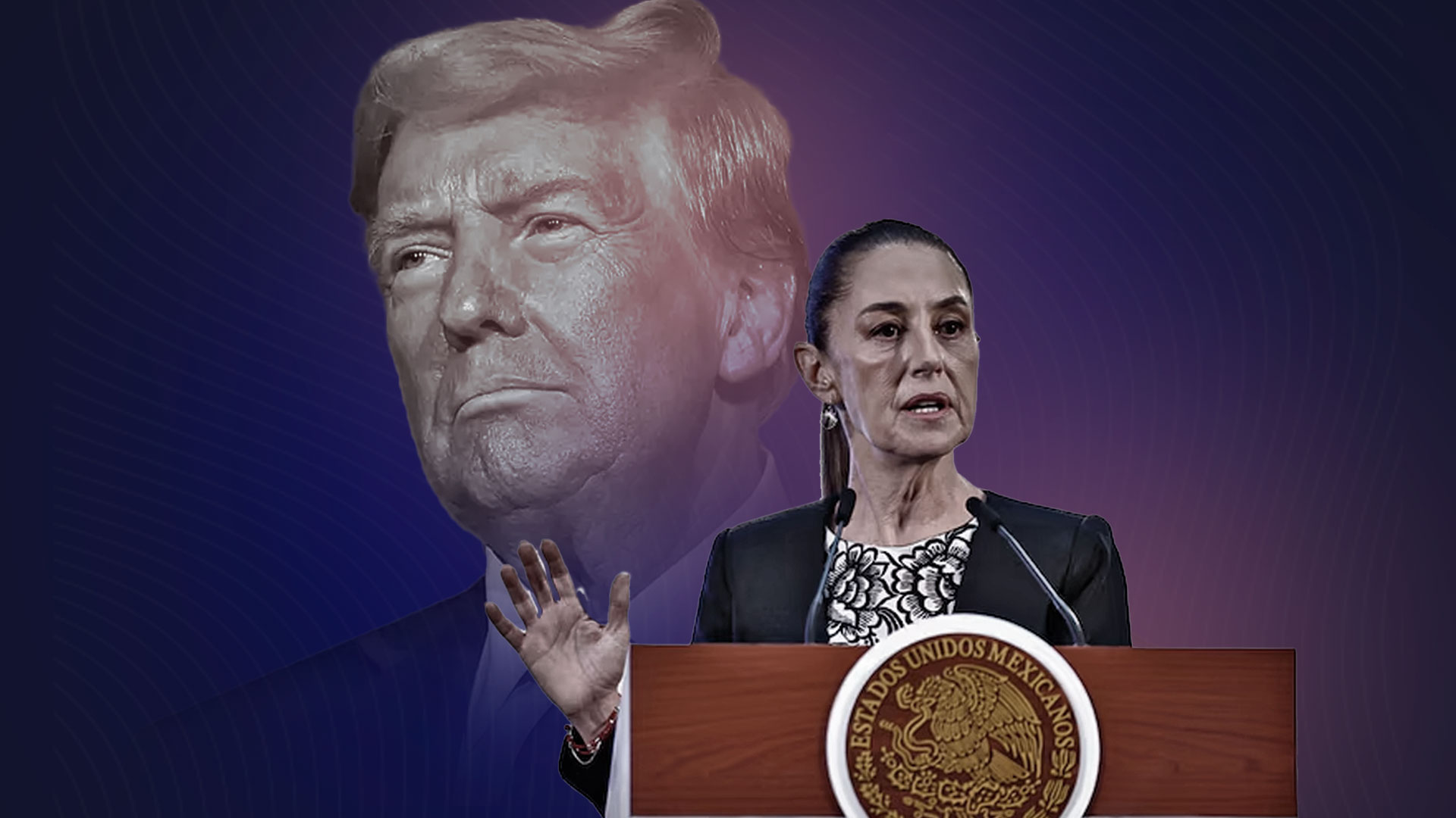 Trump frena los aranceles a México hasta el 2 de abril tras llamada con Sheinbaum