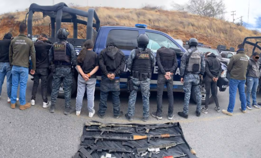 Detienen a 13 presuntos integrantes del CJNG en Pinos, Zacatecas; 6 son menores de edad